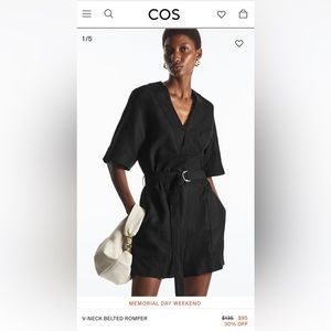 COS Vneck Romper